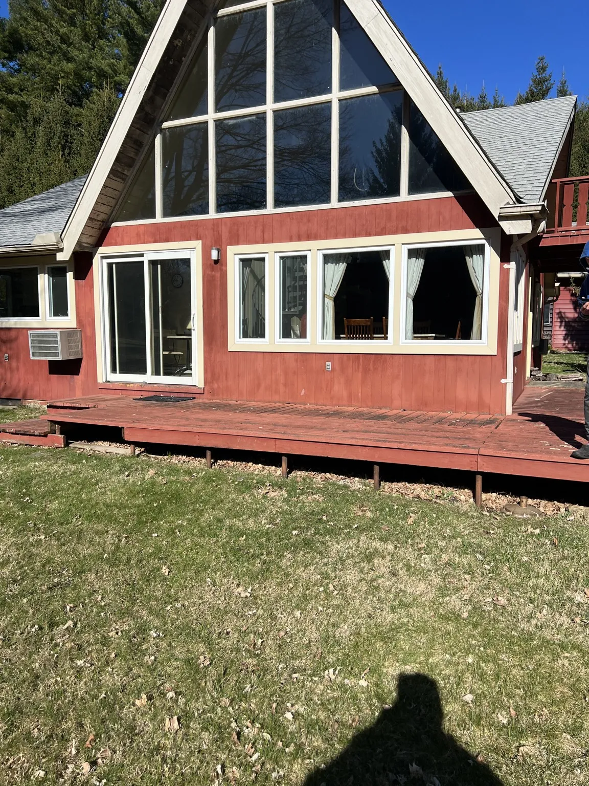 A-Frame Lake House — before