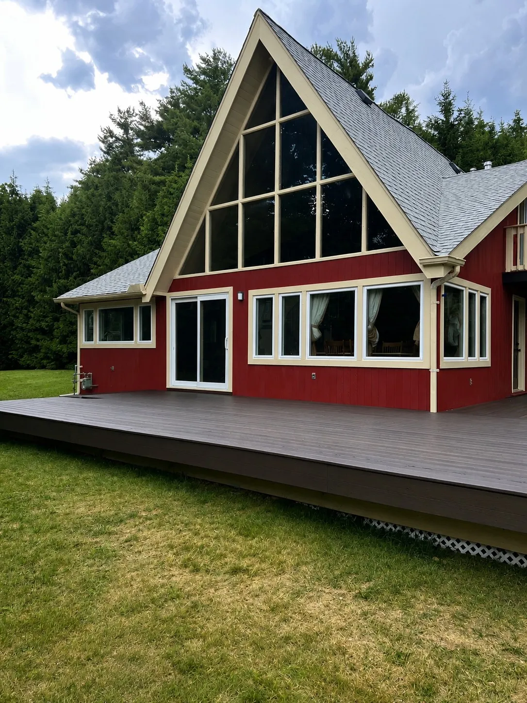 A-Frame Lake House — after