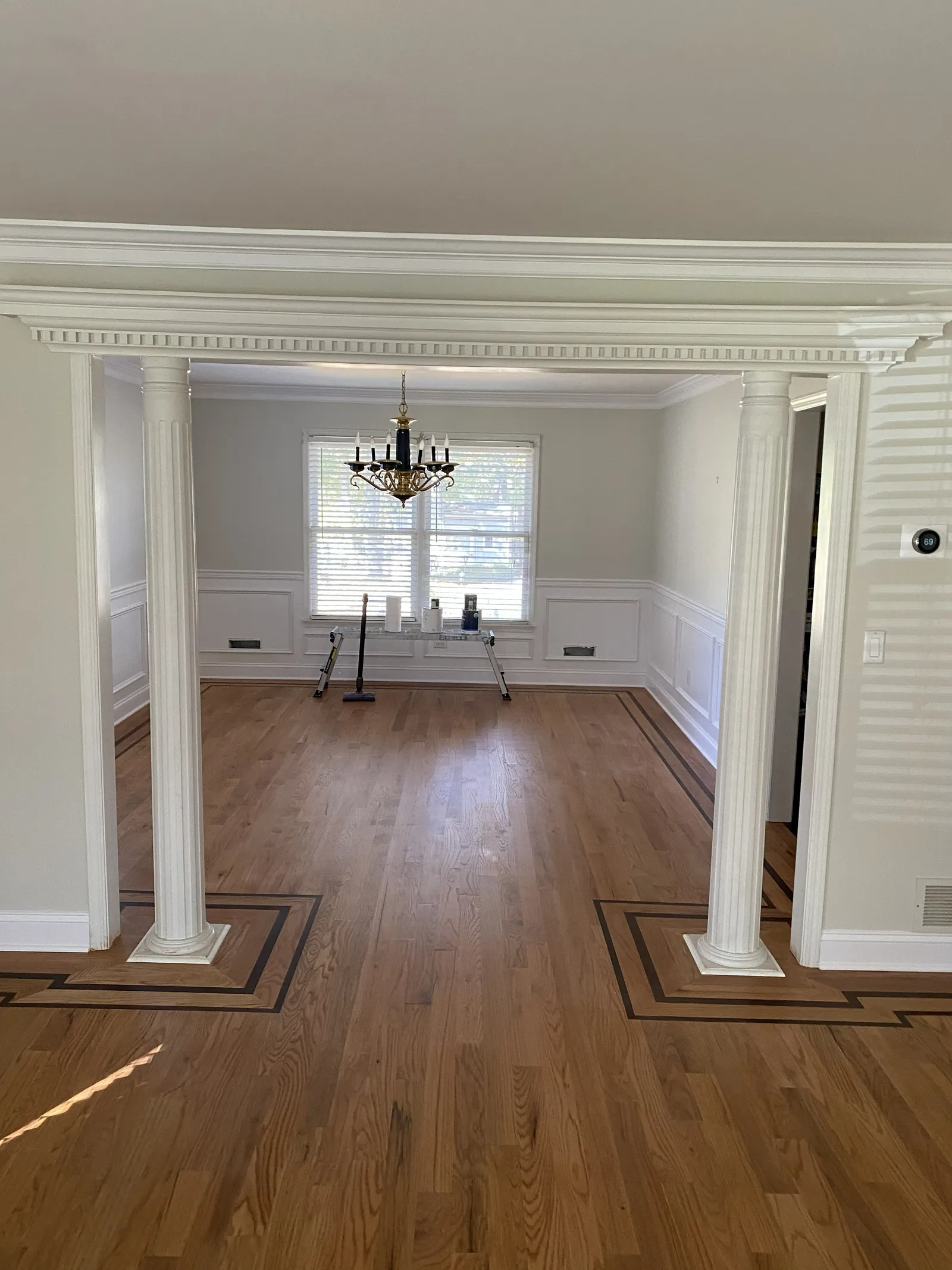Miter Columns & Picture-Frame Trim