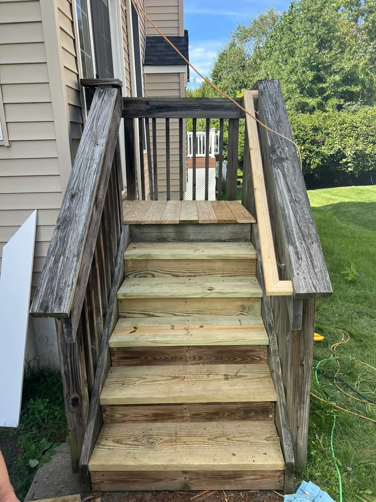 Exterior Stair Renovation — before