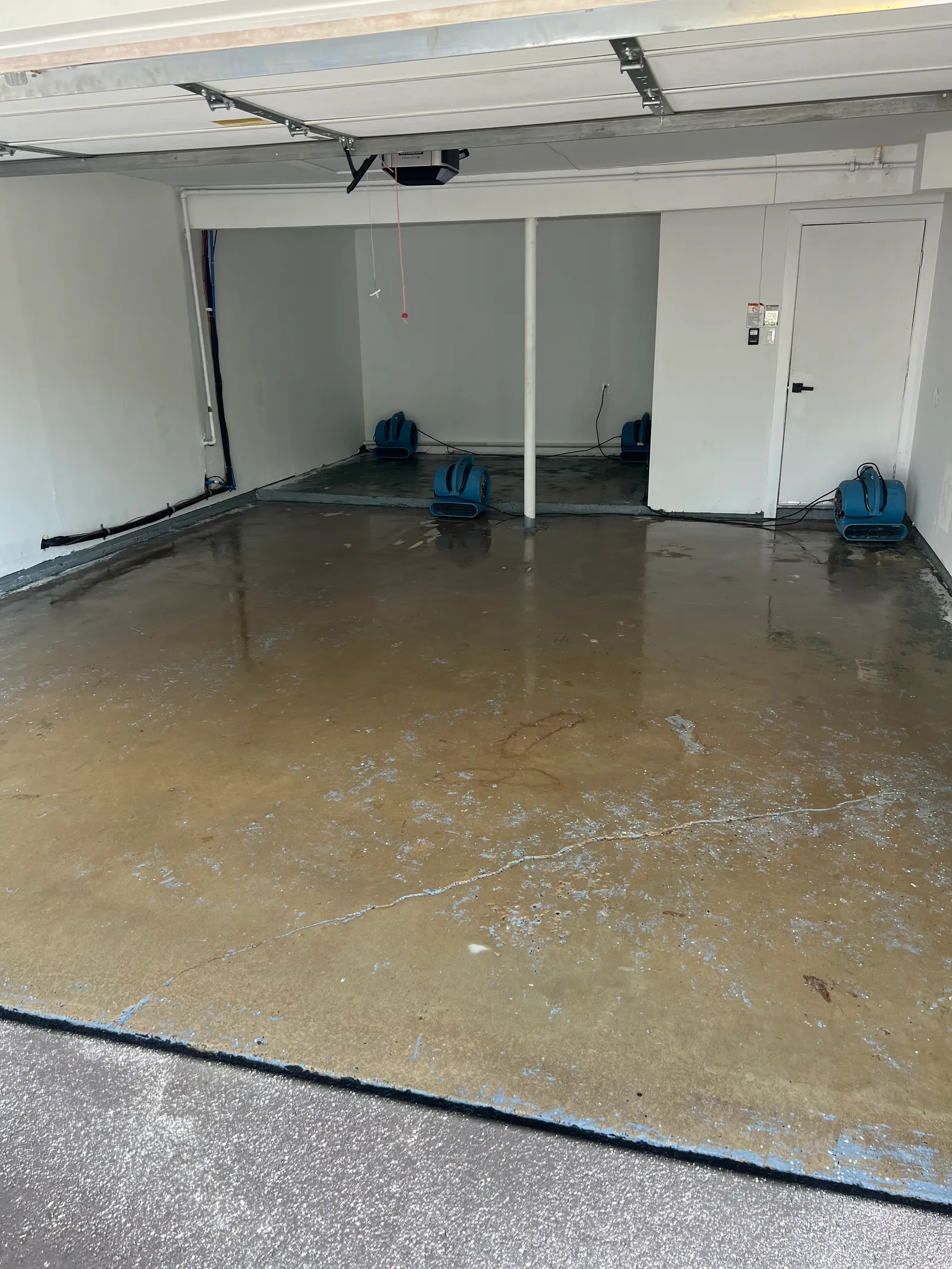 Garage Epoxy Floor — before