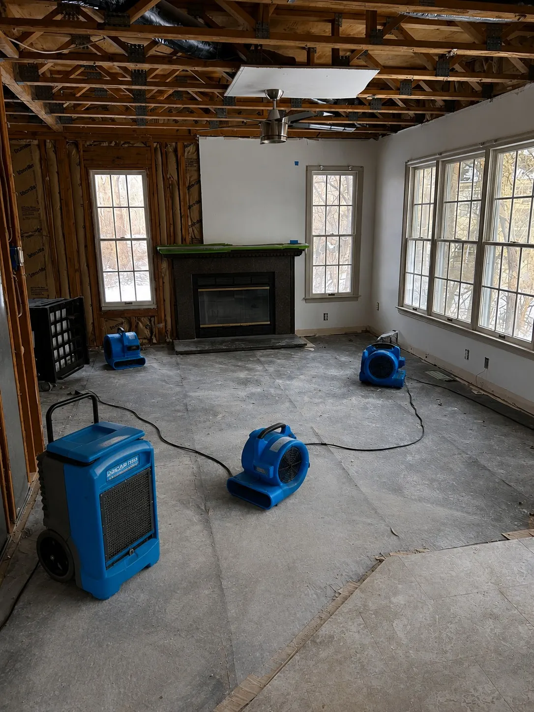 Interior Flood Response — after