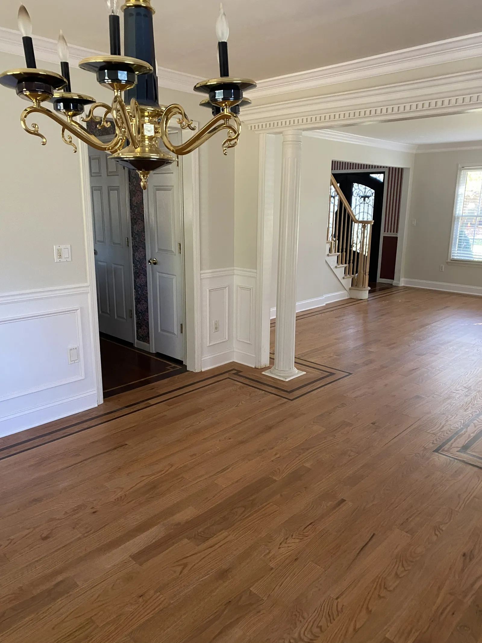Exotic Woodwork Focal Point