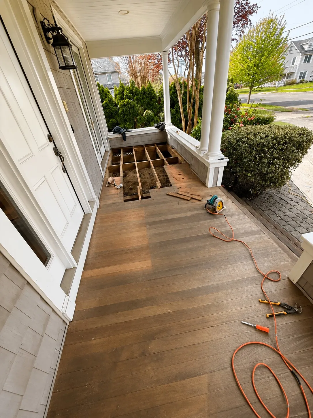 Ipe Deck Restoration — before