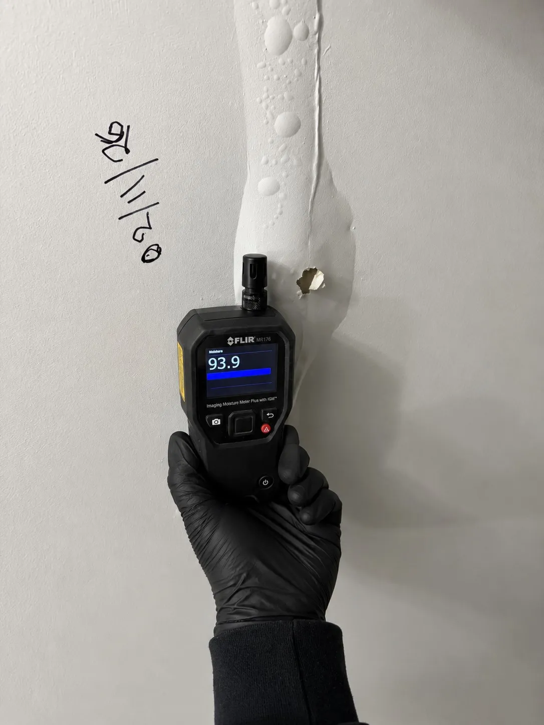 Moisture Meter Reading